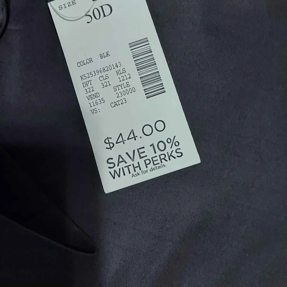 NWT Women's Black Back Smoother Wireless Bra 50D - Picture 5 of 5